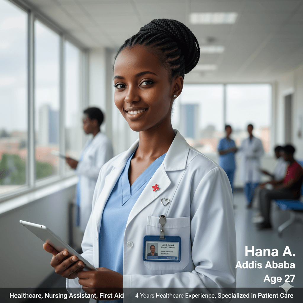 Successful worker with family