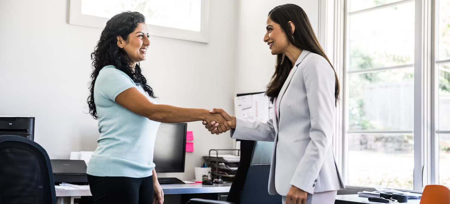 Worker interview session